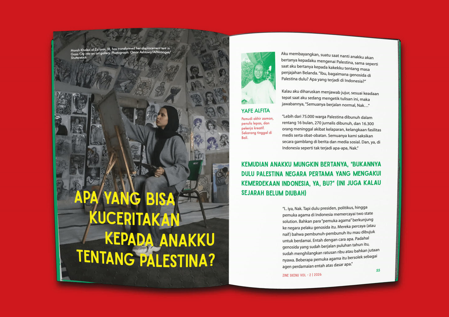 ZINE SKENU VOL II  —  PALESTINE AND THE AWAKENING OF TOMORROW