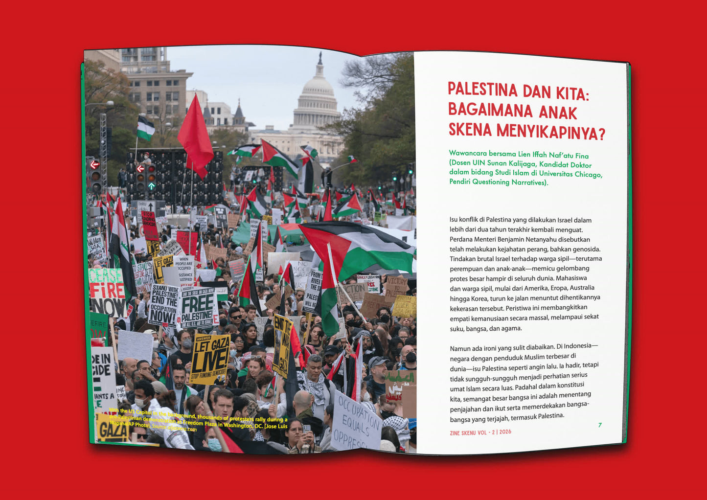 ZINE SKENU VOL II  —  PALESTINE AND THE AWAKENING OF TOMORROW