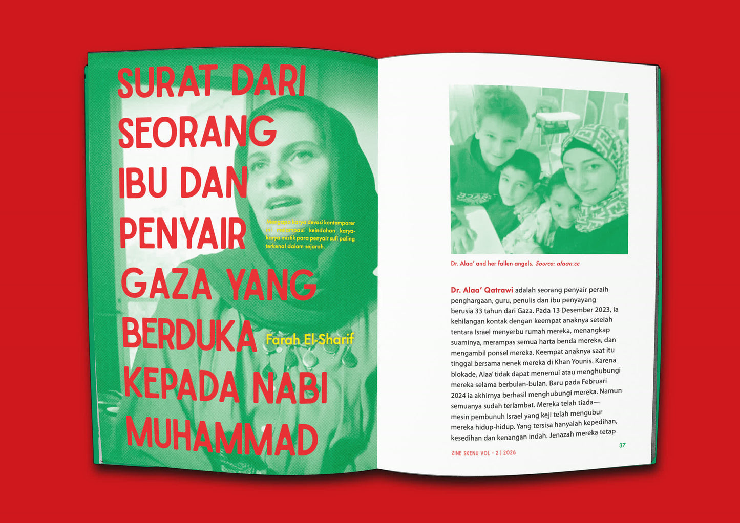 ZINE SKENU VOL II  —  PALESTINE AND THE AWAKENING OF TOMORROW